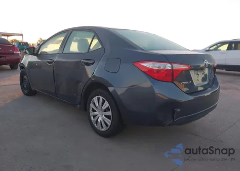 2016 Toyota Corolla Le из США, поврежденный, VIN 2T1BURHE2GC596407